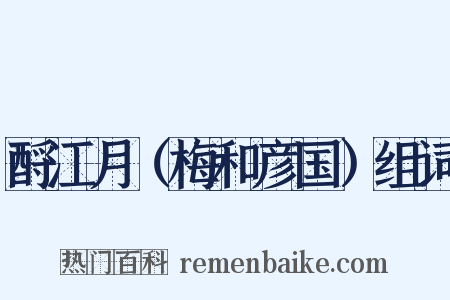 酹江月（梅和彦国）组词是什么意思的图片